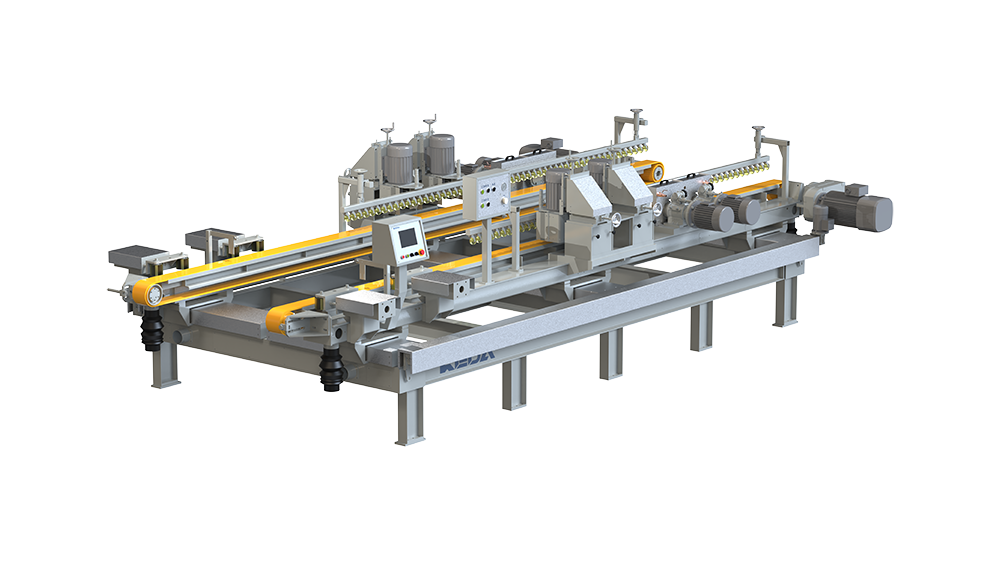 Máquina de escuadrado y ranurado